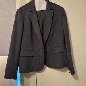 Talbots Gray Suit-textured material, Size 12